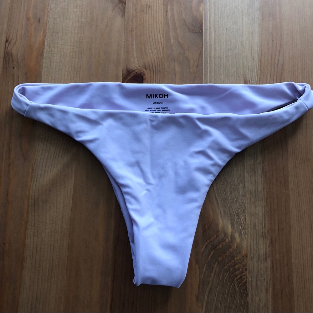 MIKOH bikini bottoms - lavender - MEDIUM
